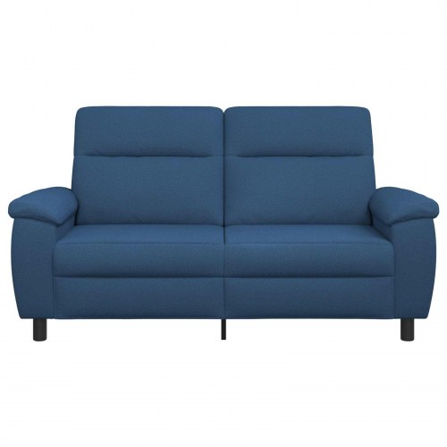 2-personers sofa i blå polyester - 178 x 90 x 95 cm