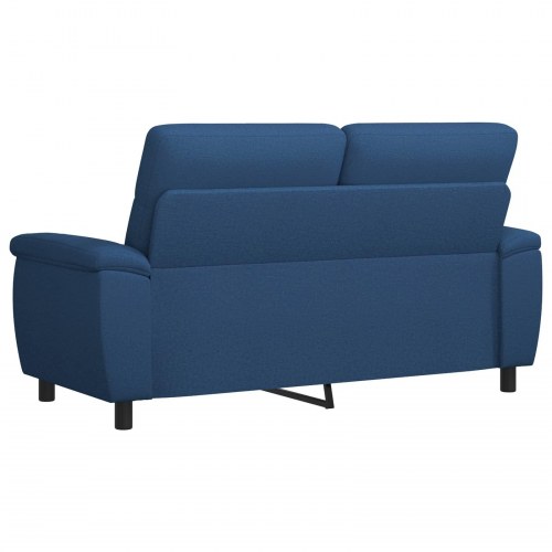 2-personers sofa i blå polyester - 178 x 90 x 95 cm