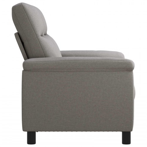 2-personers sofa gråbrun stof - 178 x 90 x 95 cm