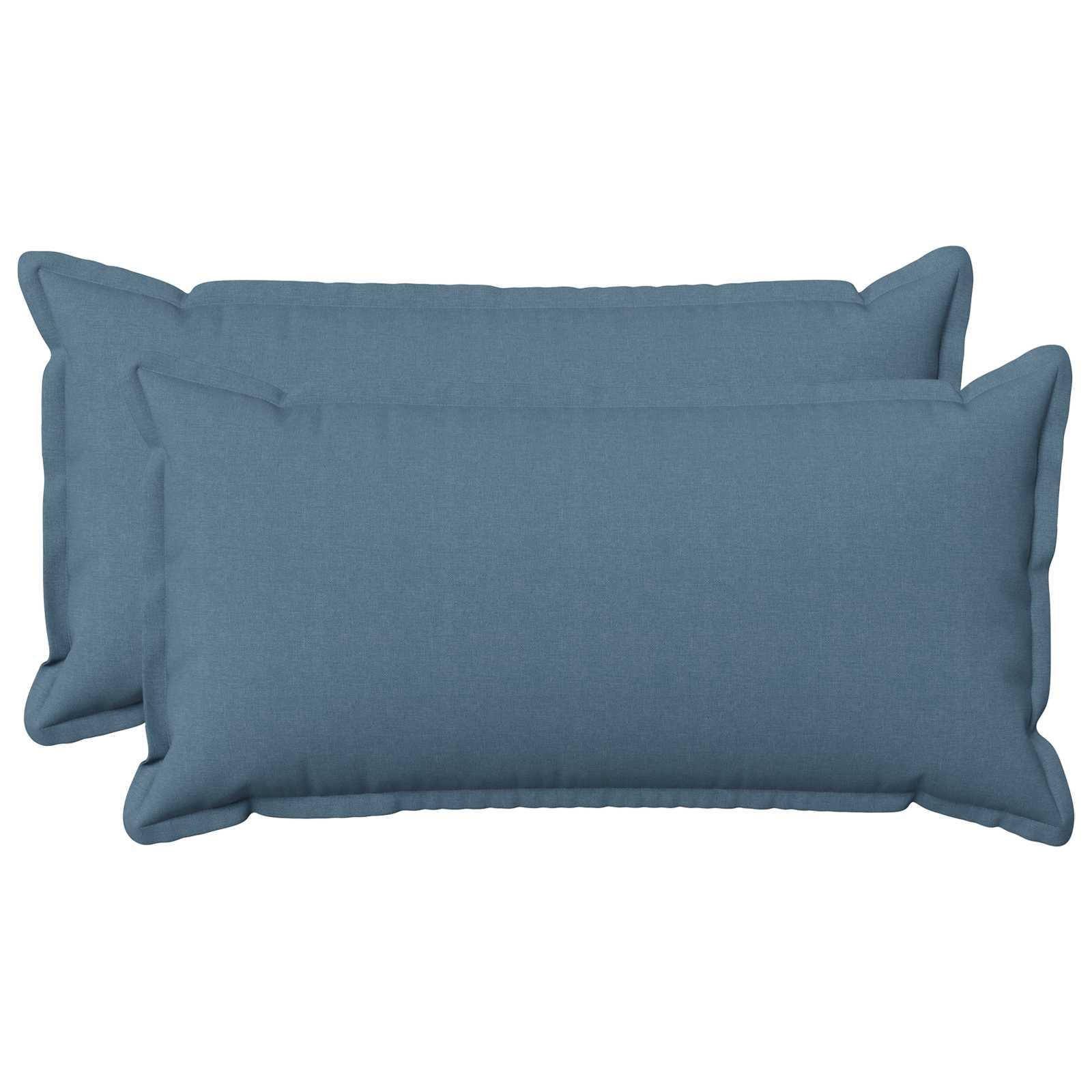 Pudebetræk HOUTEN 2 stk. jeans blå 40 x 70 cm