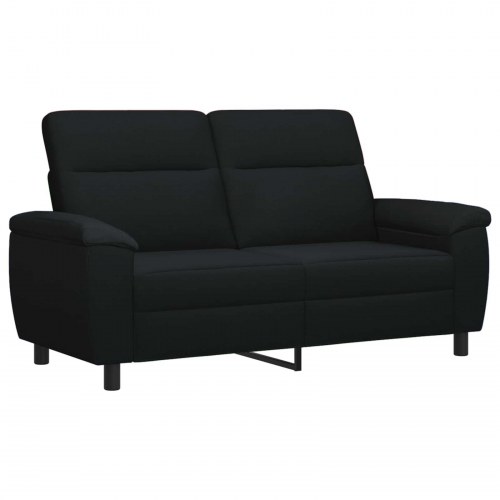 2-personers sofa i stof - sort, 178 x 90 x 95 cm