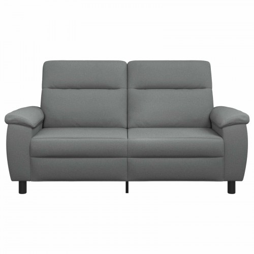 2-personers sofa i mørkegrå stof - 178 x 90 x 95 cm