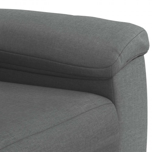 2-personers sofa i mørkegrå stof - 178 x 90 x 95 cm