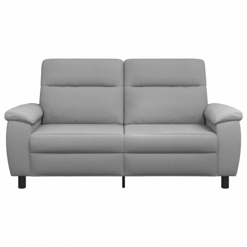 2-personers sofa i lysegrå stof - 178 x 90 x 95 cm