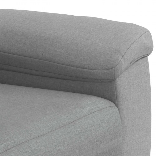 2-personers sofa i lysegrå stof - 178 x 90 x 95 cm