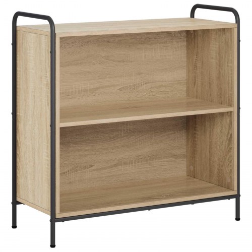 Bogskab i sonoma-eg 80 x 33 x 80 cm