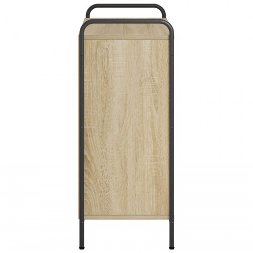 Bogskab i sonoma-eg 80 x 33 x 80 cm