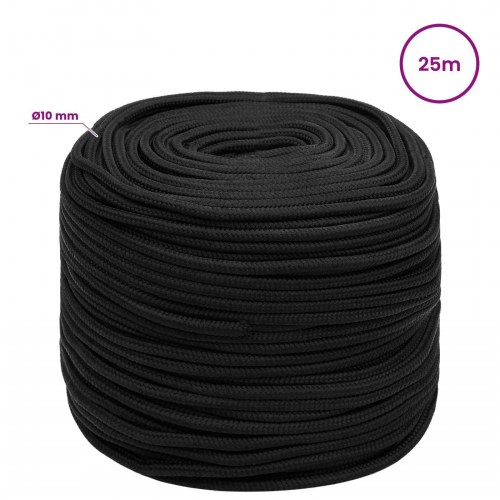 Universaltov 10 mm 25 m - sort PP