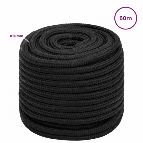 Universaltov 16 mm 50 m - sort PP
