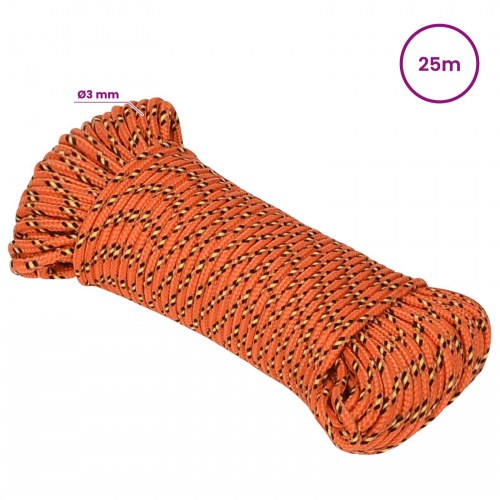 Universaltov 3 mm 25 m - orange PP