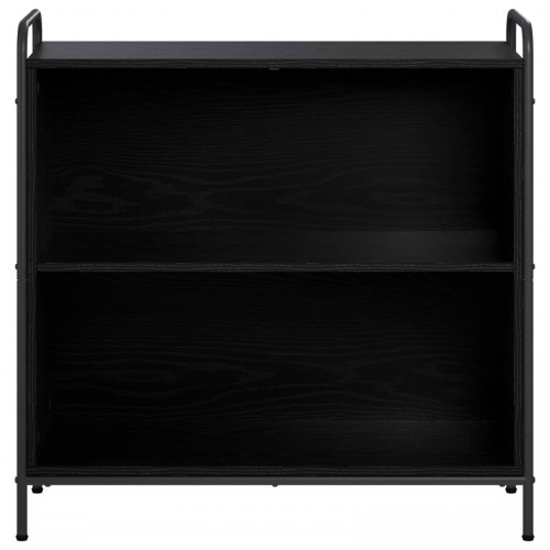 Bogskab i sort eg - 80 x 33 x 80 cm