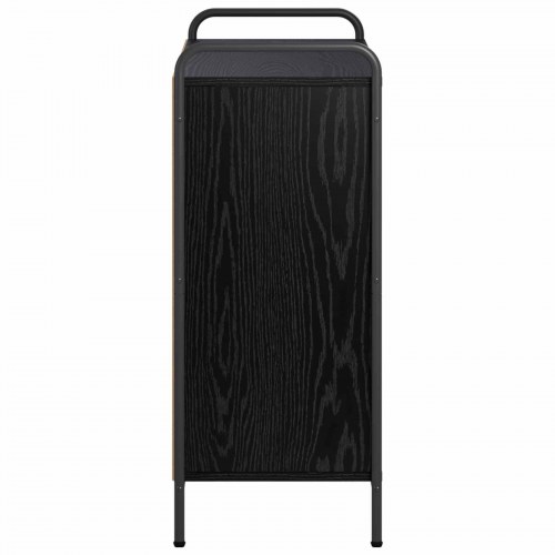 Bogskab i sort eg - 80 x 33 x 80 cm