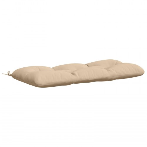 Bænkpude VIANEN - cremefarvet 110 x 50 x 12 cm