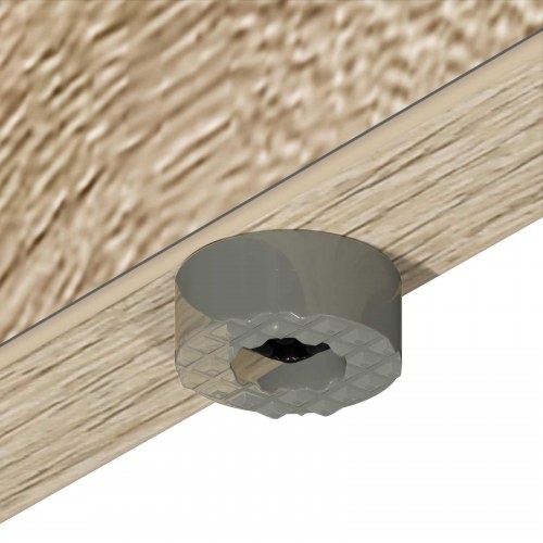 Sengeomkransning til justerbar sengebund 100 x 190 cm - Sonoma-eg