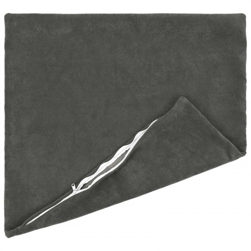 Pudebetræk HEERLEN antracit 70 x 70 cm mikrofiber fleece - 6 stk.
