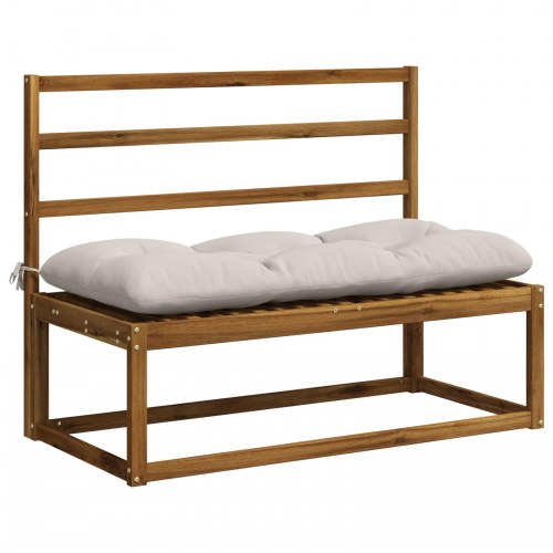 Bænkepuder VIANEN 2 stk. - hvid 130 x 50 x 12 cm