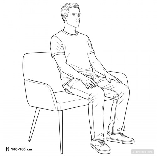2-personers sofa med metalben - lysegrå velourstof