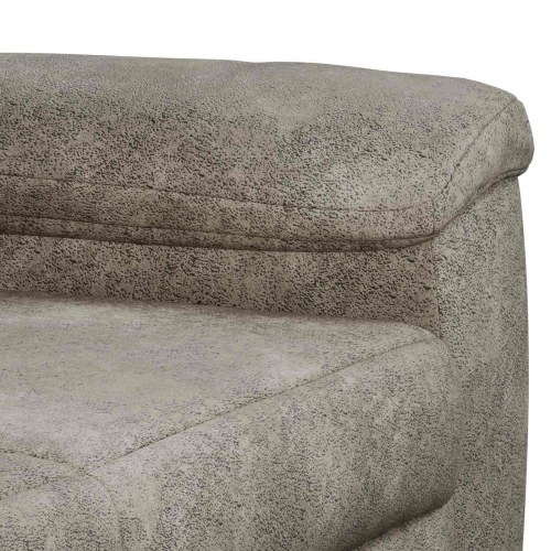 1-personers sofa i faux ruskind - lysegrå, 95 x 90 x 95 cm
