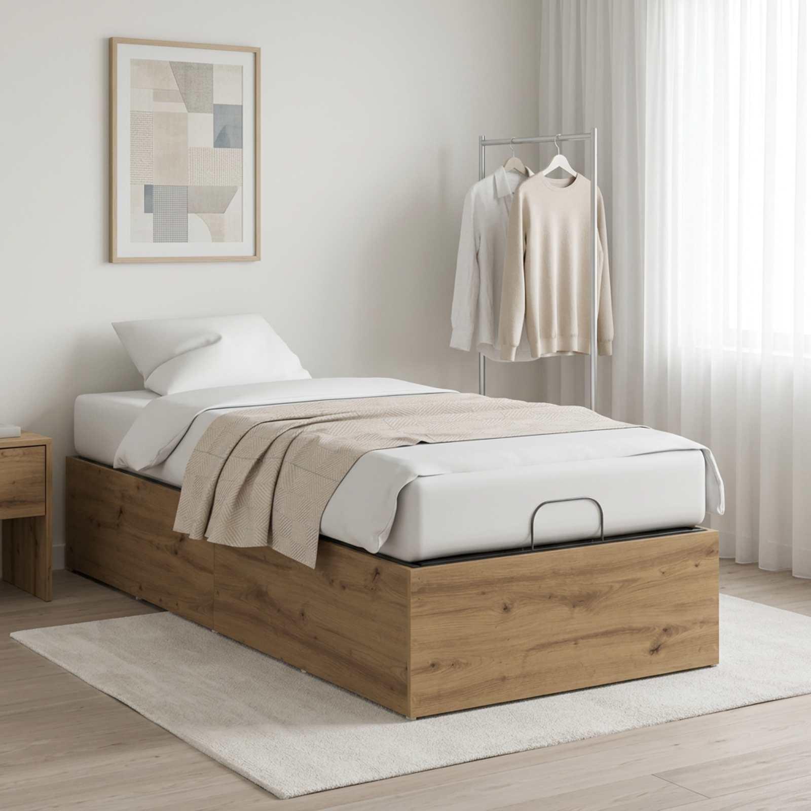 Sengeomkransning til justerbar sengebund 80 x 200 cm - Artisan-eg