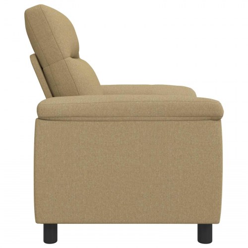 1-personers sofa i stof - lys brun 95 x 90 x 95 cm