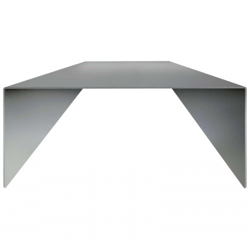 Dækprofil til havekant 2 stk. 100 x 15 x 5 cm galvaniseret stål