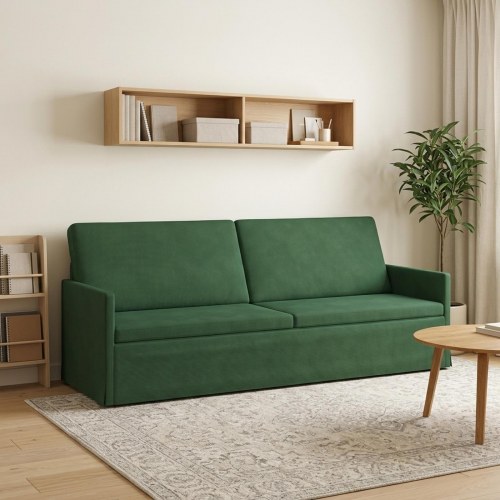 3-personers sofa - junglegrøn 220 x 81 x 82 cm