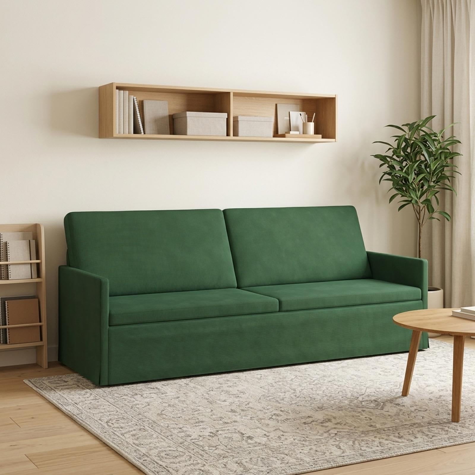 3-personers sofa - junglegrøn 220 x 81 x 82 cm