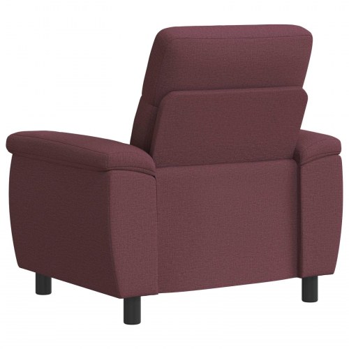 1-personers sofa i stof - lilla, 95 x 90 x 95 cm