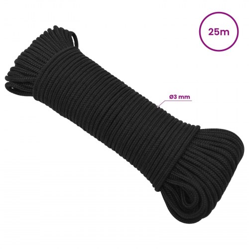 Universaltov 3 mm 25 m - sort PP