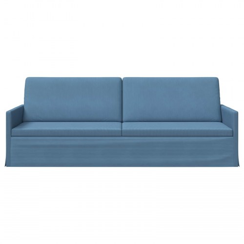3-personers sofa - blå 220 x 81 x 82 cm