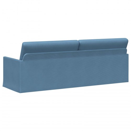 3-personers sofa - blå 220 x 81 x 82 cm