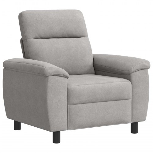 1-personers sofa i stof - skygrå, 95 x 90 x 95 cm