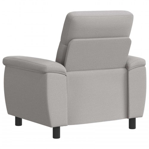 1-personers sofa i stof - skygrå, 95 x 90 x 95 cm