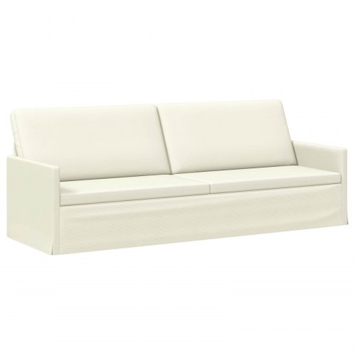 3-personers sofa cremefarvet 220 x 81 x 82 cm