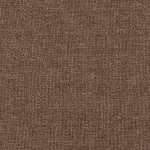 1-personers sofa i brun stof - 95 x 90 x 95 cm