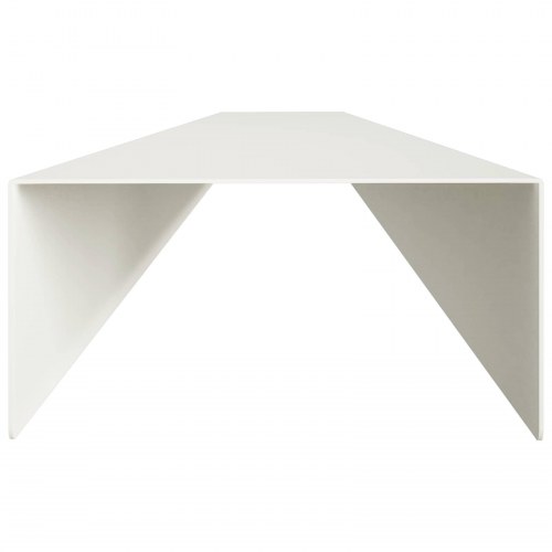 Dækprofil til havekant 20 stk. 100 x 10 x 5 cm - hvid