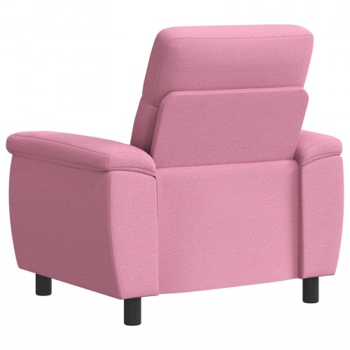 1-personers sofa i stof - lyserød 95 x 90 x 95 cm