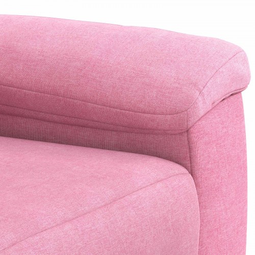 1-personers sofa i stof - lyserød 95 x 90 x 95 cm