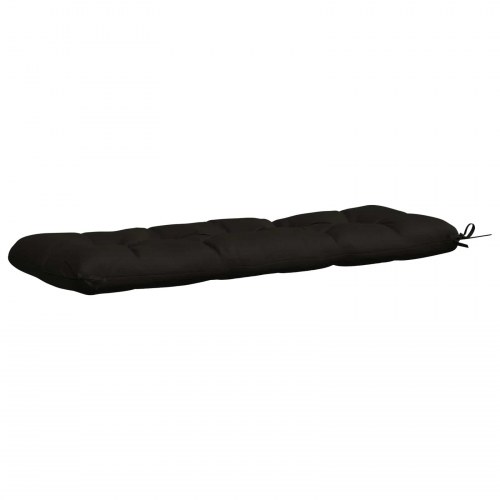 Bænkepuder VIANEN 2 stk. - sort 130 x 40 x 12 cm