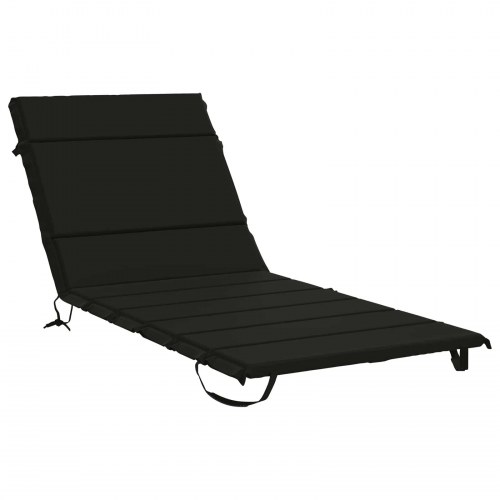 Solsengspude GEMERT - sort 200 x 70 x 3 cm
