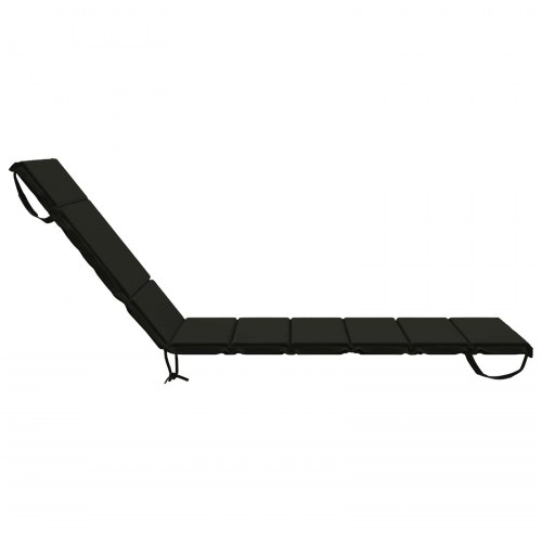 Solsengspude GEMERT - sort 200 x 70 x 3 cm