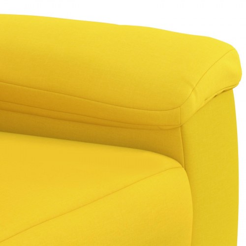1-personers sofa i stof - lys gul 95 x 90 x 95 cm
