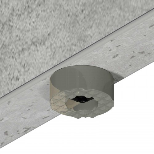 Sengeomkransning til justerbar sengebund - betongrå 80 x 200 cm