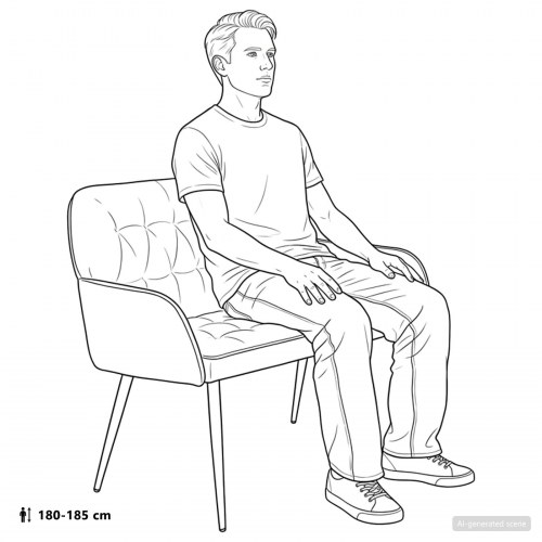 2-personers sofa i fløjl med metalben - mørkegrå