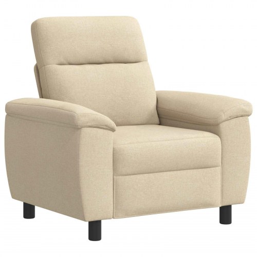 Sofa cremefarvet 95 x 90 x 95 cm - 1 person