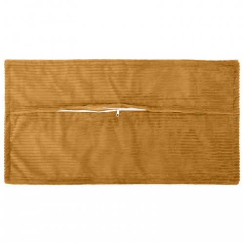 Pudebetræk HOUTEN 12 stk. - gul cordfløjl 40 x 80 cm