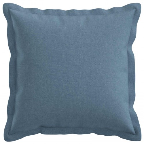 Pudebetræk HOUTEN 6 stk. jeans blå 30 x 30 cm - faux linned