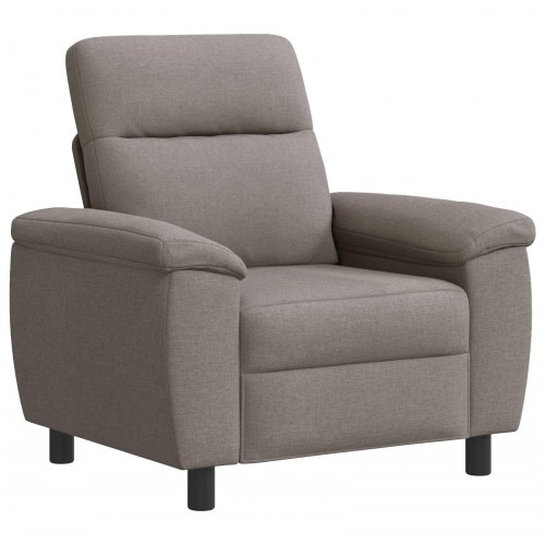 1-personers sofa gråbrun 95 x 90 x 95 cm