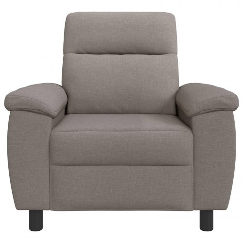 1-personers sofa gråbrun 95 x 90 x 95 cm