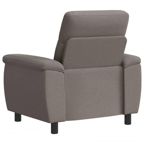 1-personers sofa gråbrun 95 x 90 x 95 cm